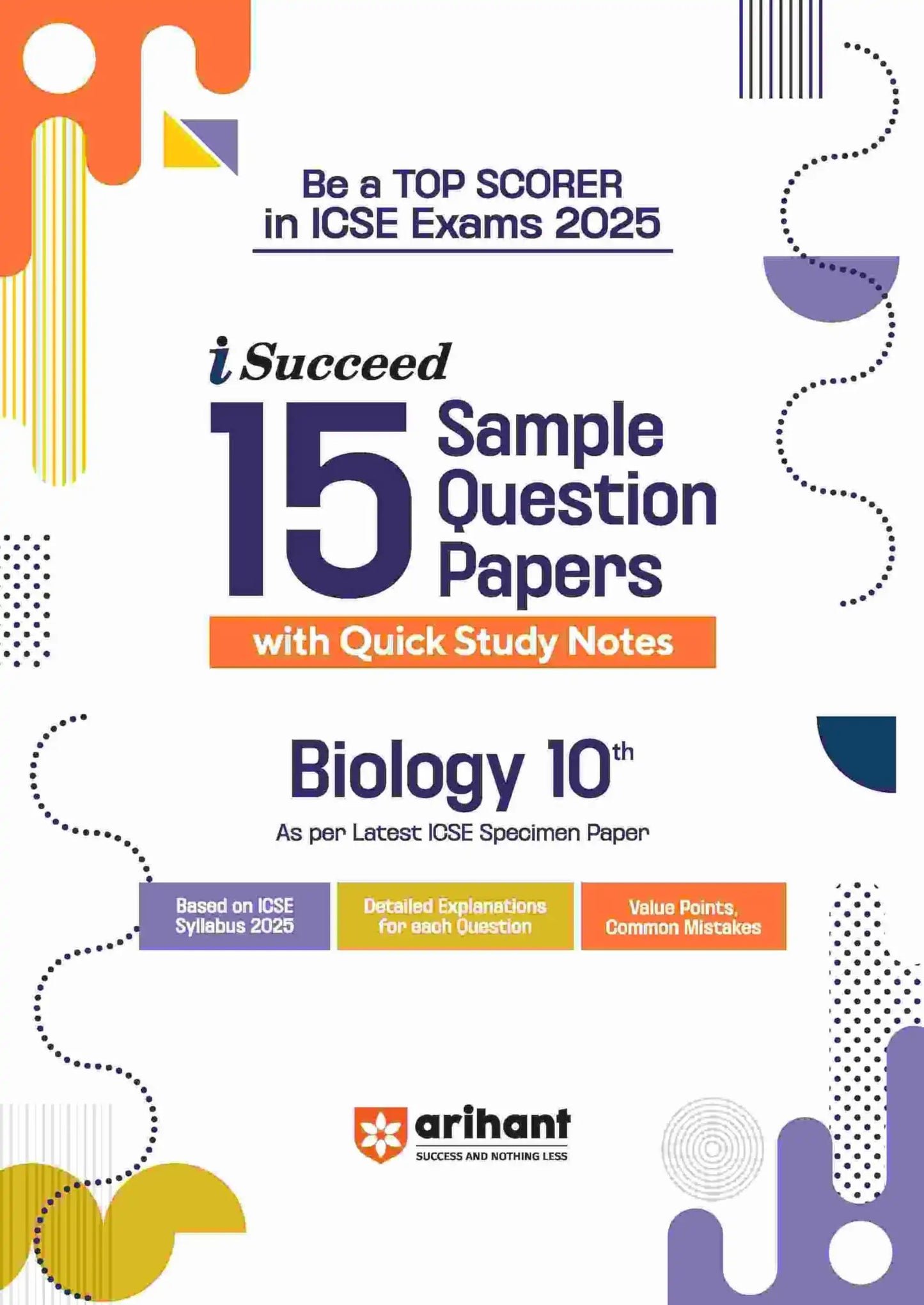 Arihant Icse Sqp Biology Bk 10