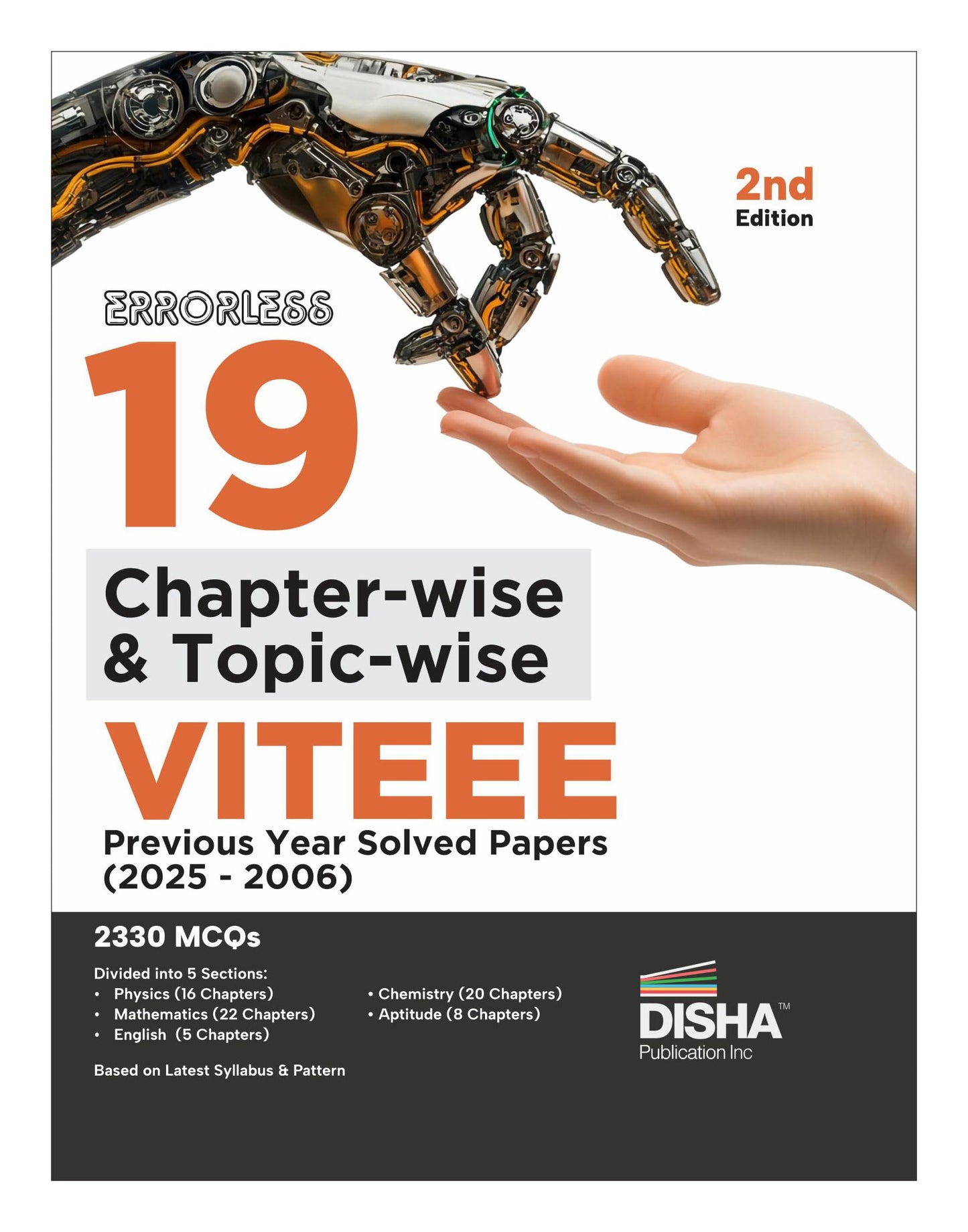 Errorless 19 Chapter-Wise Viteee Previous Year Solved Papers (2025 - 2