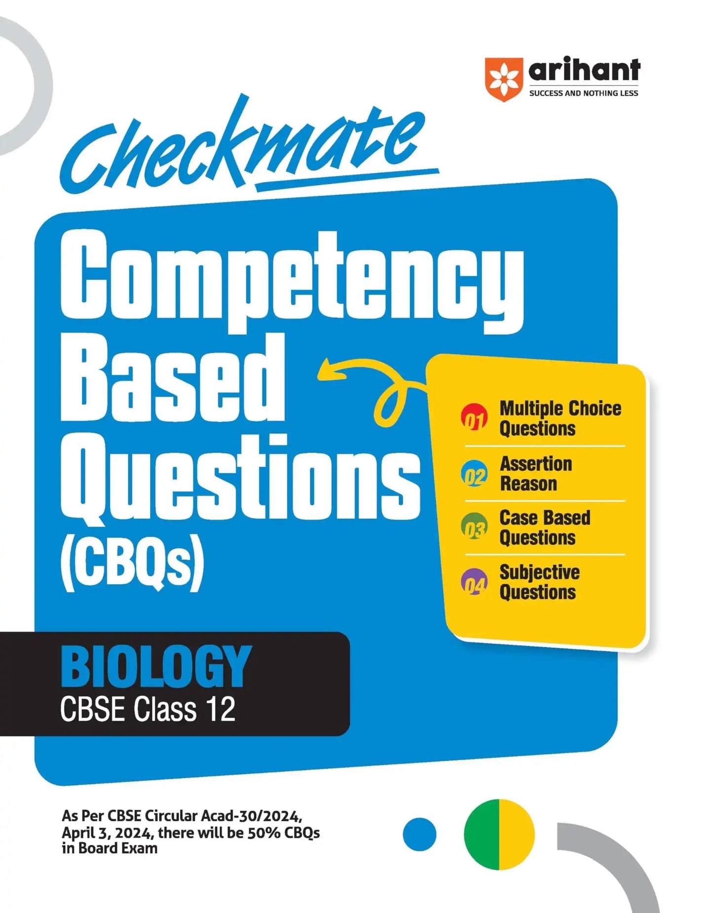 Arihant Checkmate Biology Bk 12