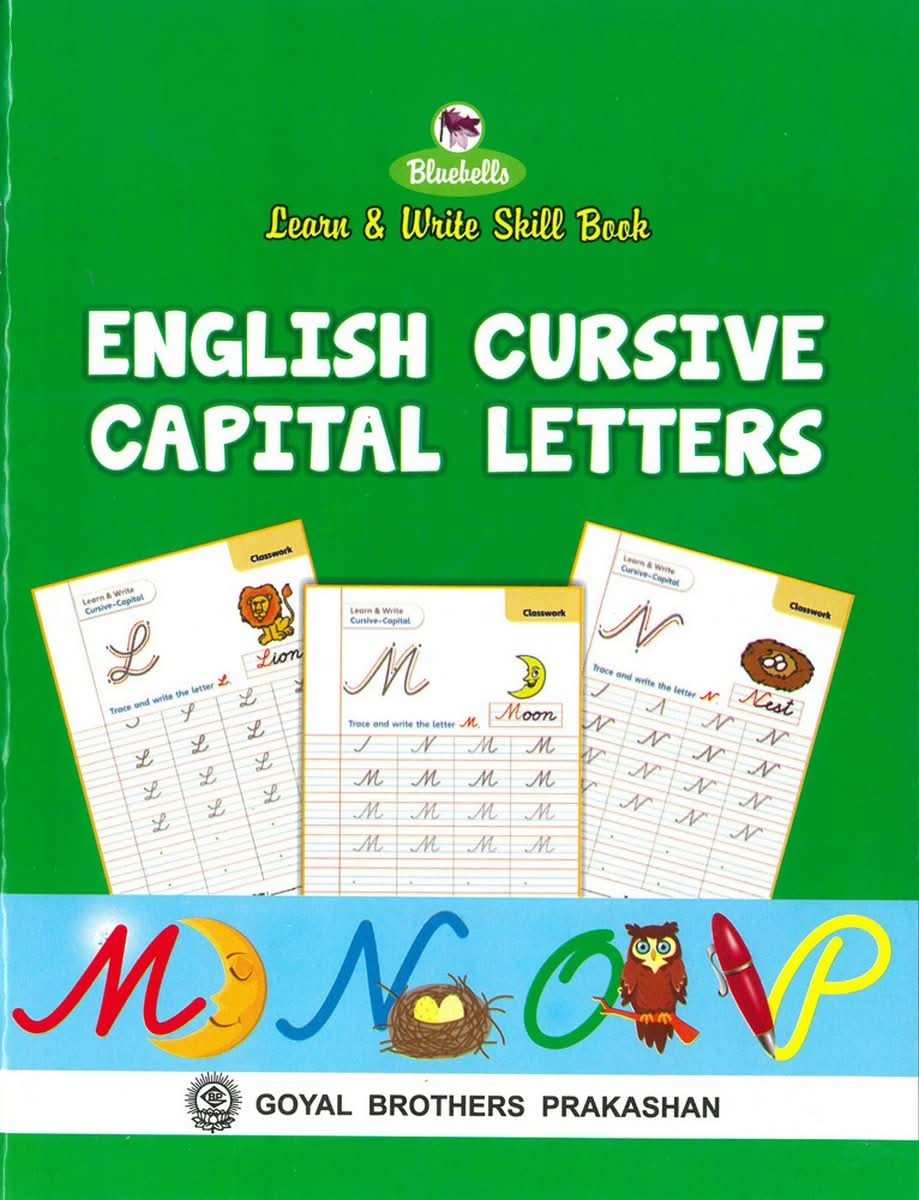 Gbp Bluebells English Cursive - Capital Letters
