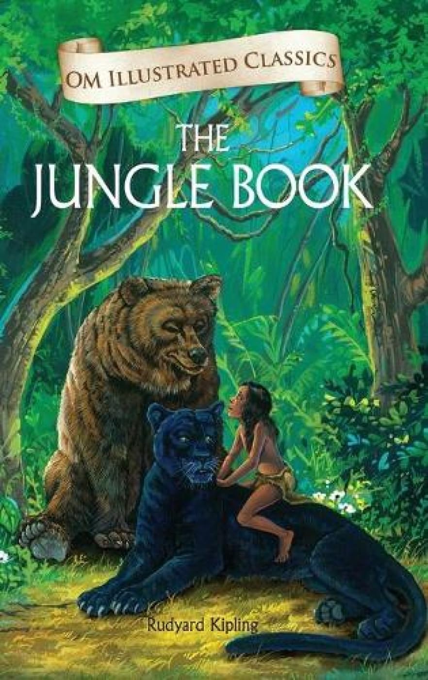 Children Classics - The Jungle Book - Illustrated Abridged Classics with Practice Questions (Om Illustrated Classics for Kids)