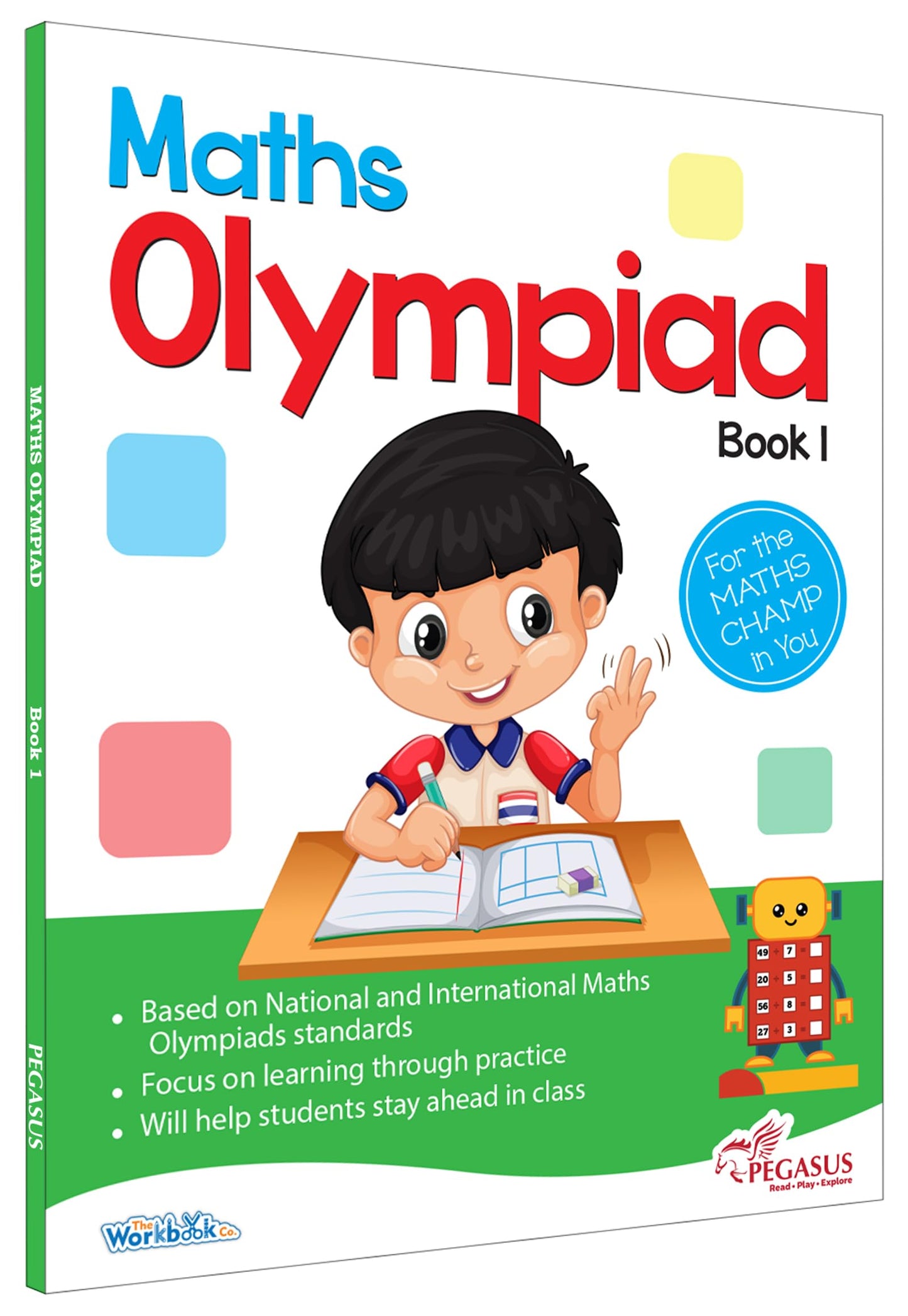 Team Pegasus Maths Olympiad Workbook - Grade 1 | Prepare for Competitive Math Challenges | Fun & Engaging Problem-Solving Activities | Ideal for Home Learning & Math Skill Development