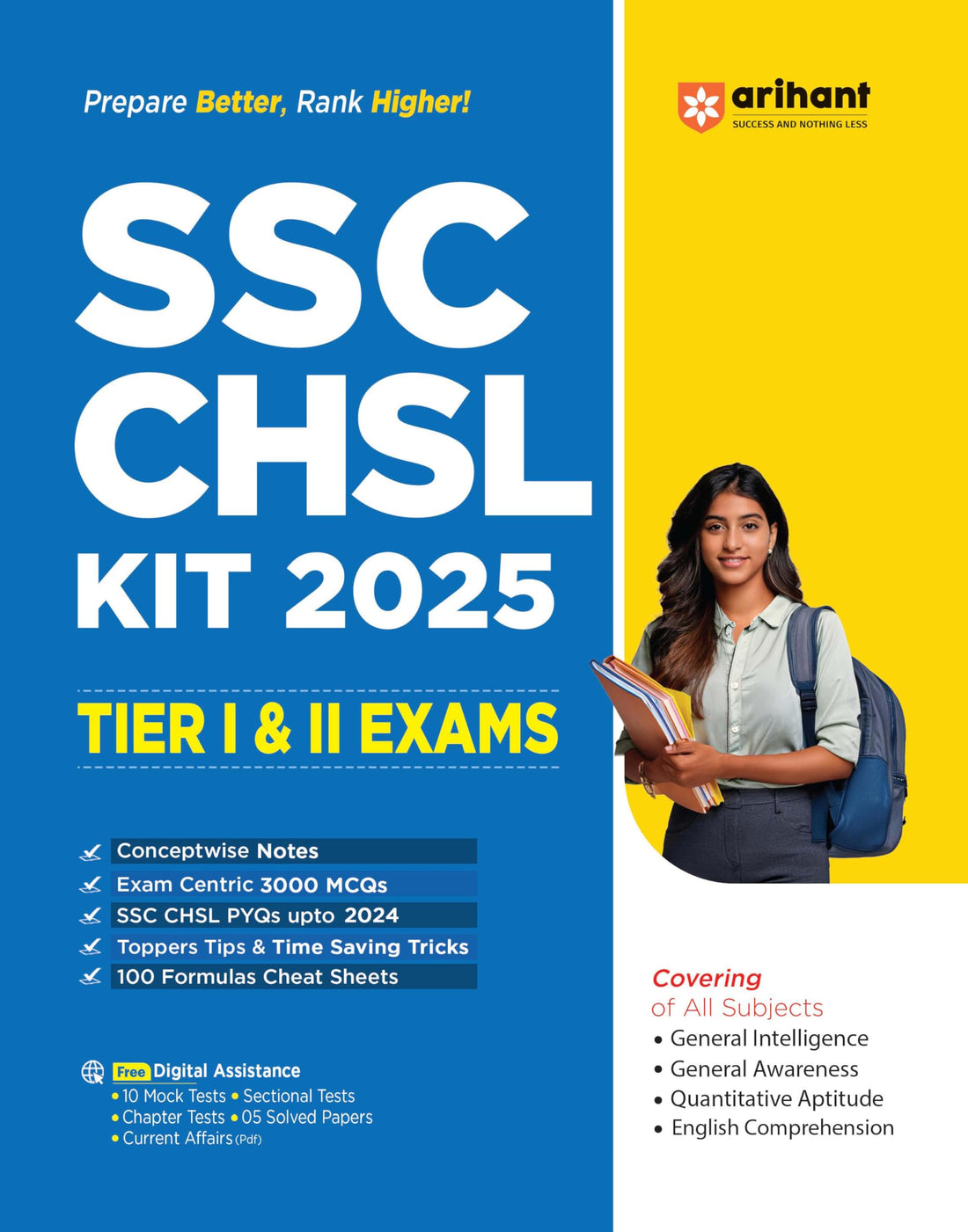 Arihant SSC CHSL Kit 2025 | Tier I and II Exams | Complete Guide with