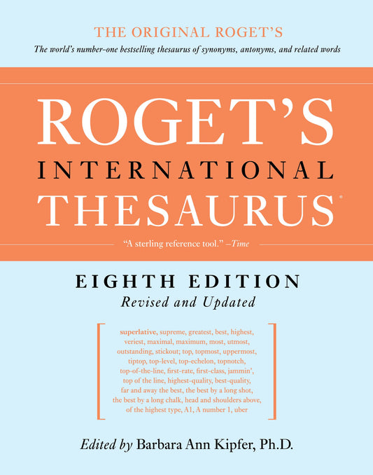 Roget'S International Thesaurus, 8Th Edition Âthumb Indexedã