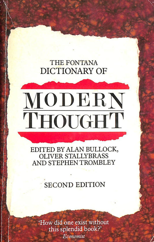 Fontana Dictionary Of Modern Thought