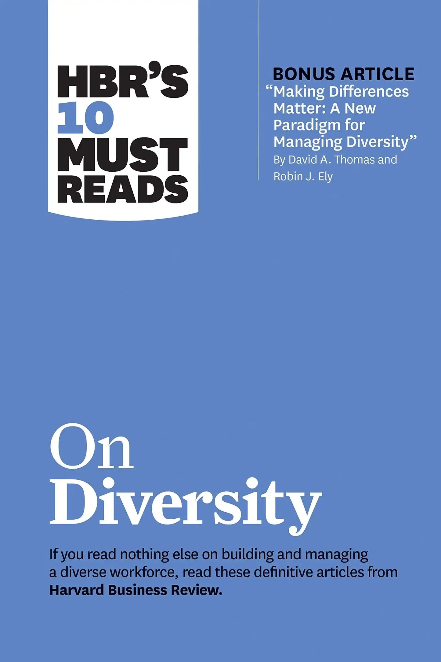 Hbrs 10 Must Reads On Diversity