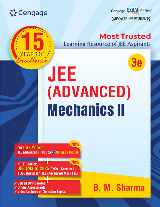 Cengage JEE Advanced Mechanics II with Free Online Assessments & Digital Content