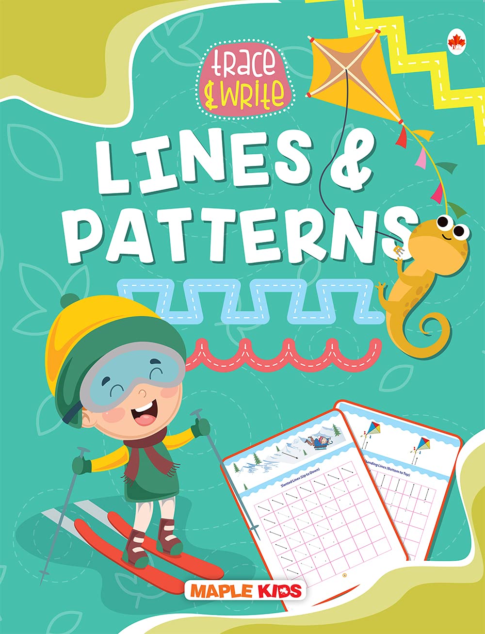 Lines and Curves - Pattern Writing - Writing Practice Book for Kids - 2 to 5 Years Old Kids - Learn and Practice - Tracing Book for Toddlers, Nursery, Pre School Children