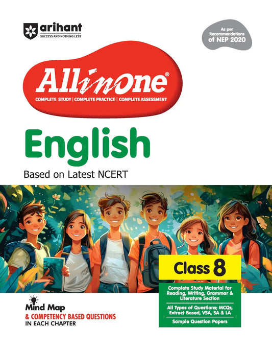 Arihant Aio English Bk 8 [2026]