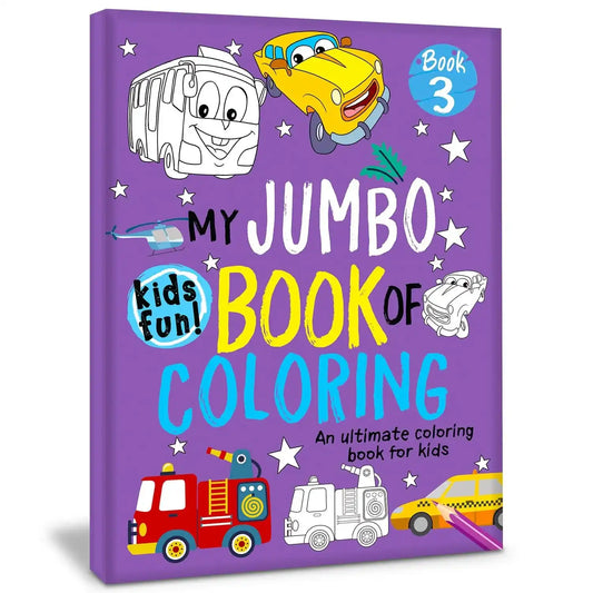 My Jumbo Book Of Coloring (Purple)Book 3