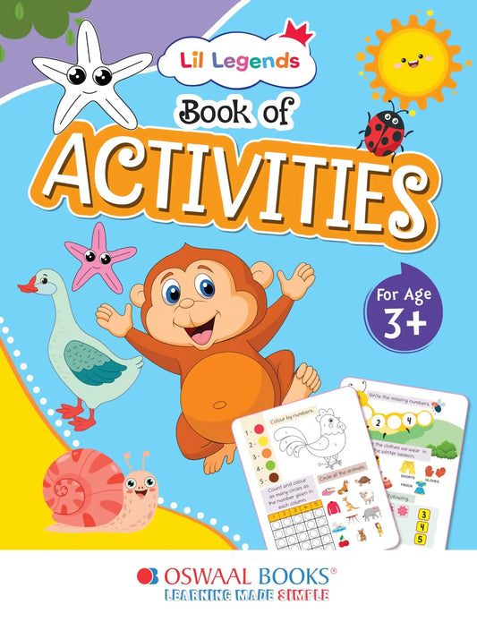 Oba Lil Legends Book Of Activities Age 3+