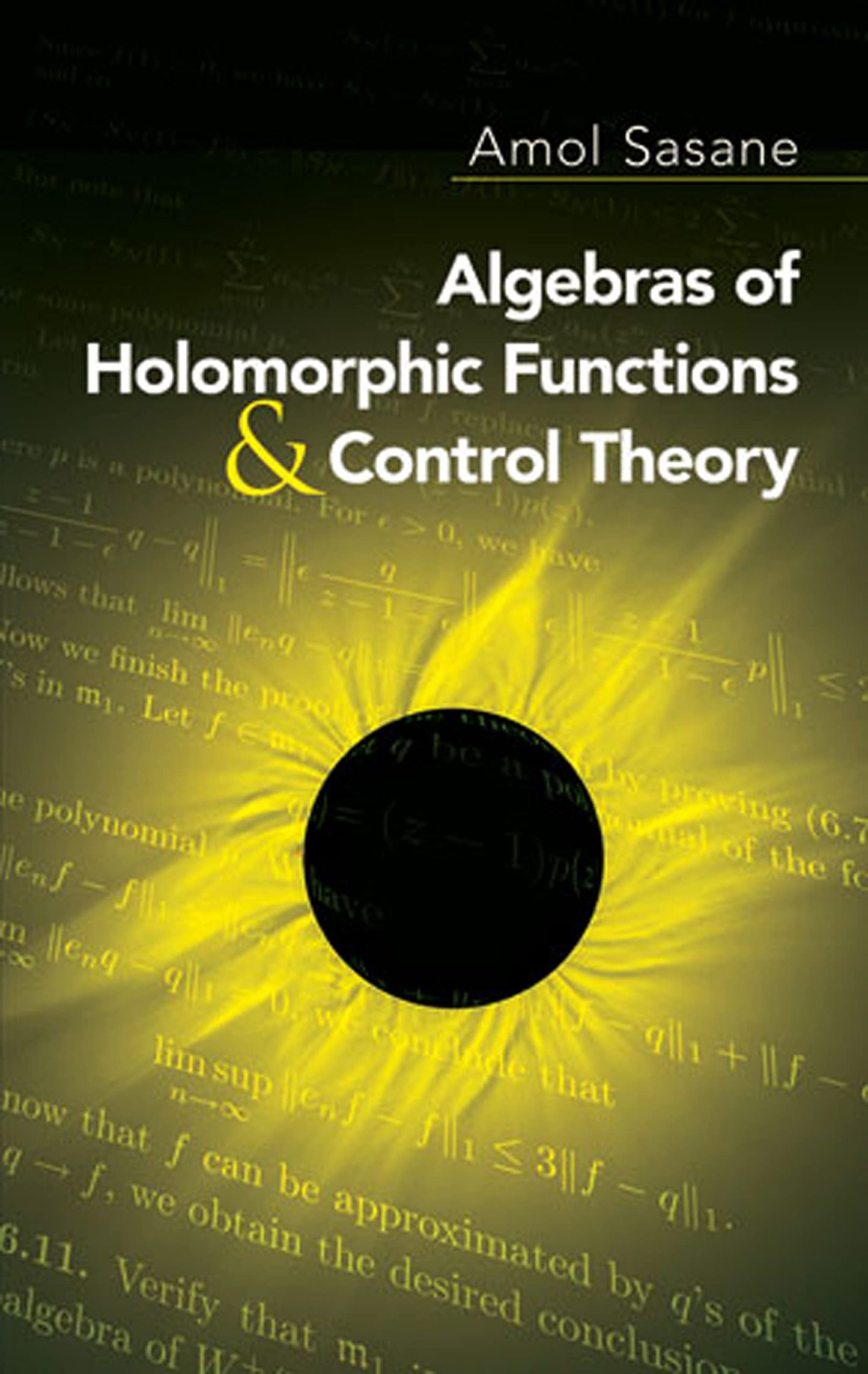 Algebras Of Holomorphic Functions And Control Theory