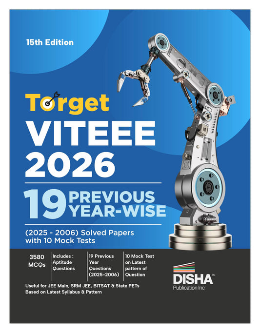 Target Viteee 2026 - 19 Previous Year (2024 - 2006) Solved Papers with