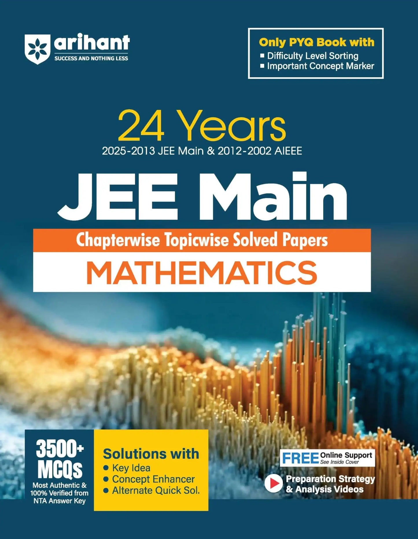 Arihant 24 Yrs Jee C/W T/W Maths Solve Paper