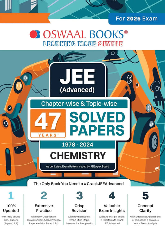 Oba Jee Advanced 47 Yrs C/W & T/W Chemistry Solved Paper (2025)