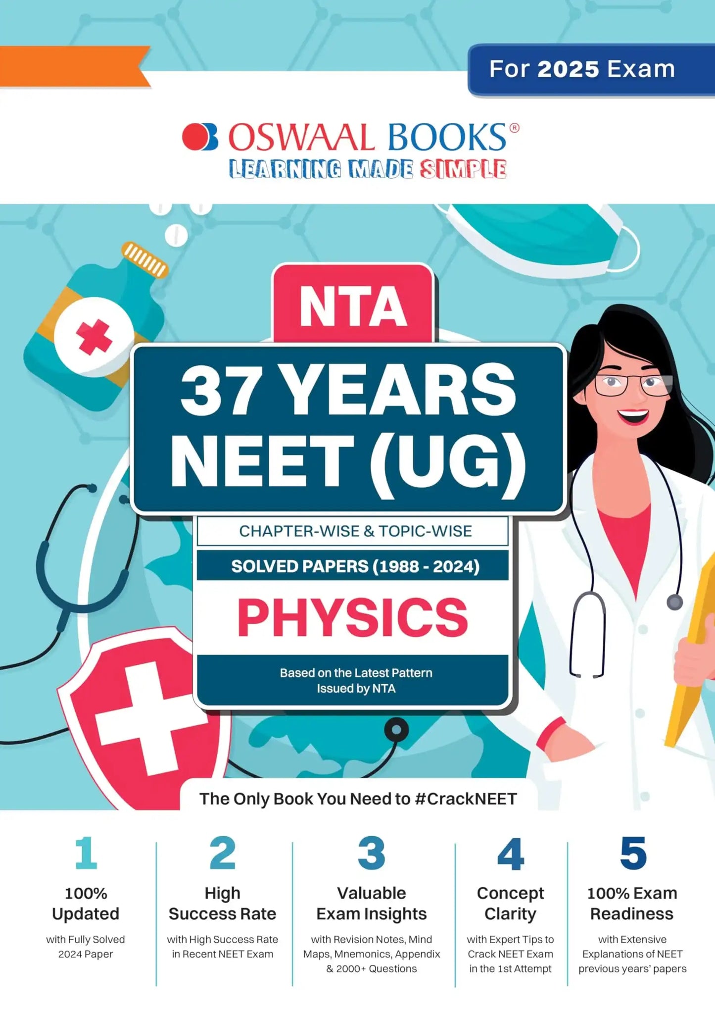 Oba 37 Yrs Neet Ug C/W Solved Physics (2025)