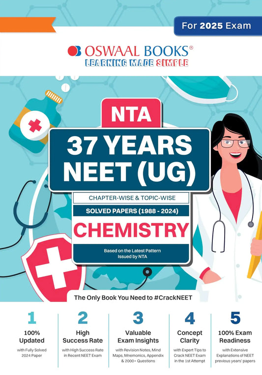 Oba 37 Yrs Neet Ug C/W Solved Chemistry (2025)