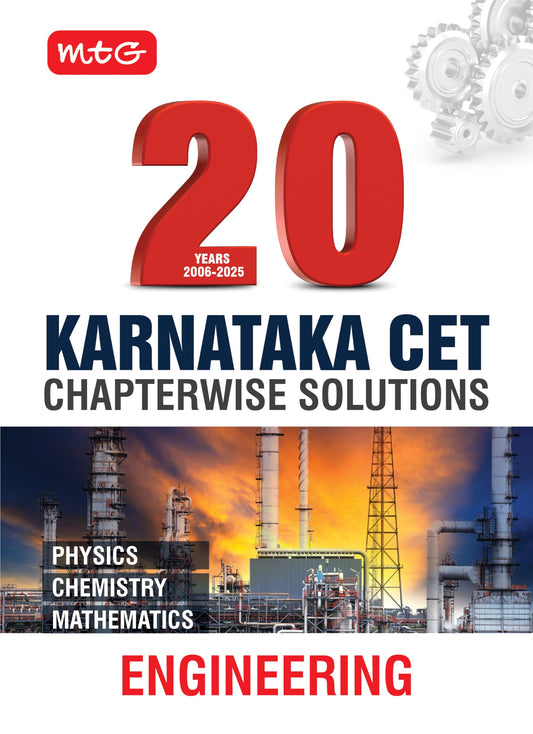 20 Years Karnataka Cet Chapterwise Solutions (Edition10th)