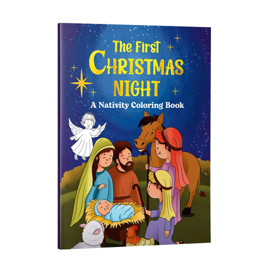 The First Christmas Night: A Nativity Coloring Book | Nativity Scenes, Baby Jesus, Angels, Shepherds & Wise Men | Fun Holiday Activity to Learn the Story of Jesus’ Birth | Ages 3+ | [Select Learning]