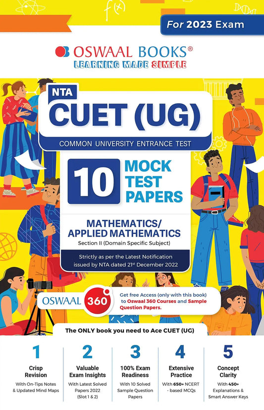 Oba Nta Cuet Ug Mock Test Mathmatics (2023)