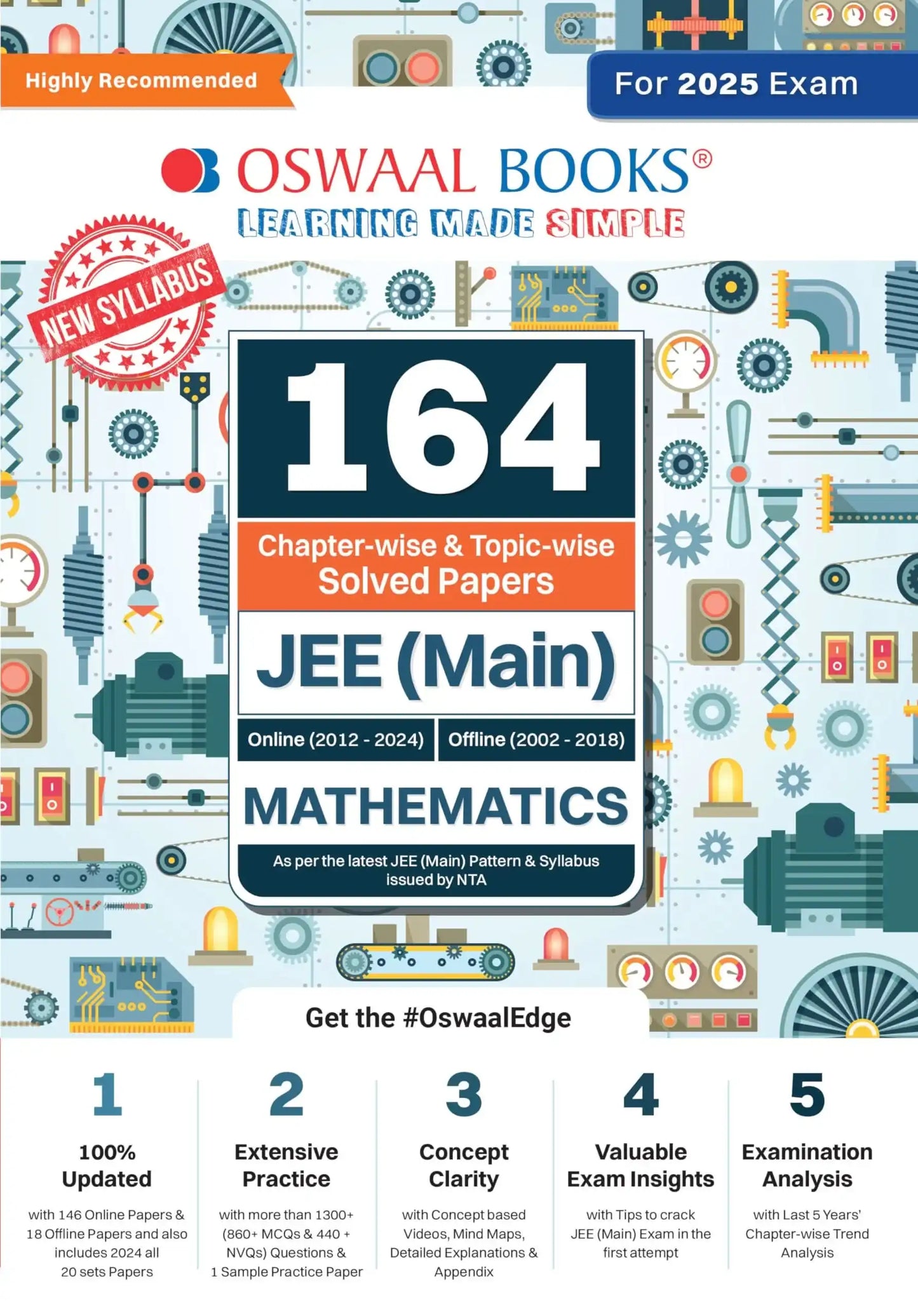 Oba Jee Main 164 C/W & T/W Maths Solved Paper (2025)