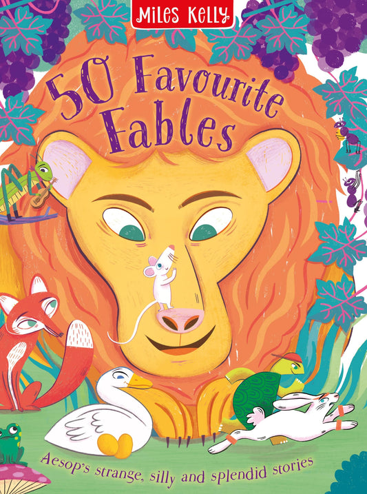 7+ 50 Favourite Fables: A Beautifully Illustrated Hardback Book of Bedtime Stories for Children
