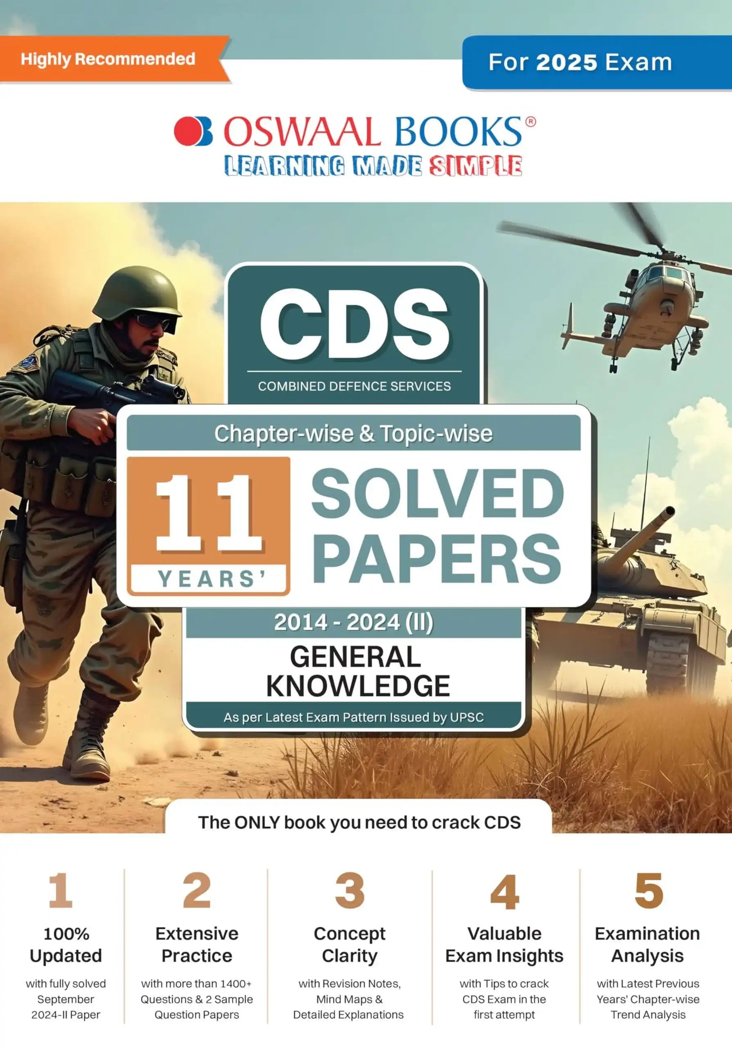 Oba Cds Defence Services 11 Yrs Solved Gk (2025)