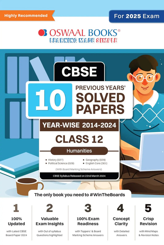 Oba Cbse 10 Yrs Solved (Humanities) Bk 12 (2025)