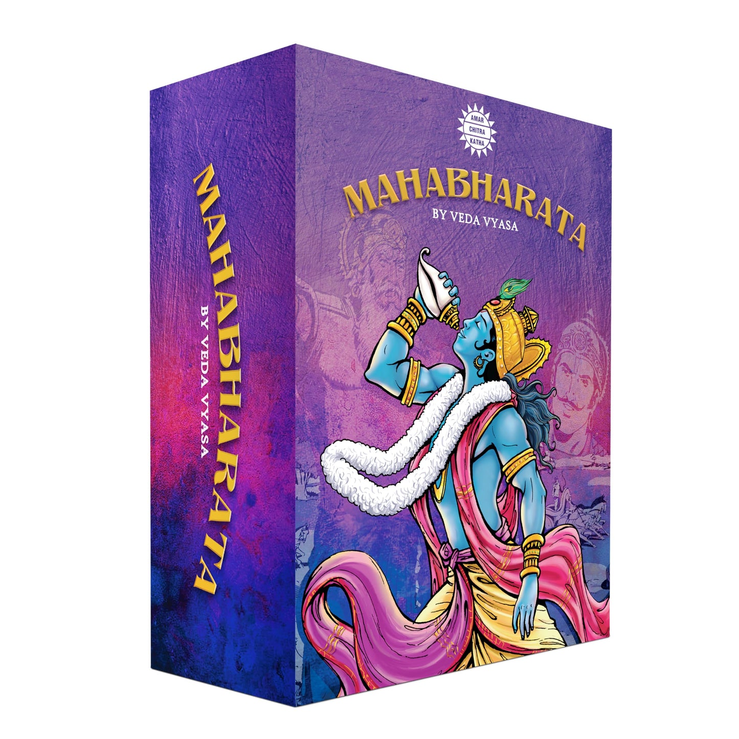 Mahabharata Comic Book Collection – 42 Illustrated Stories in 3 Volumes | Indian Epics, Mythology & Legends | Stories of Krishna, Arjuna, Draupadi & More | Amar Chitra Katha
