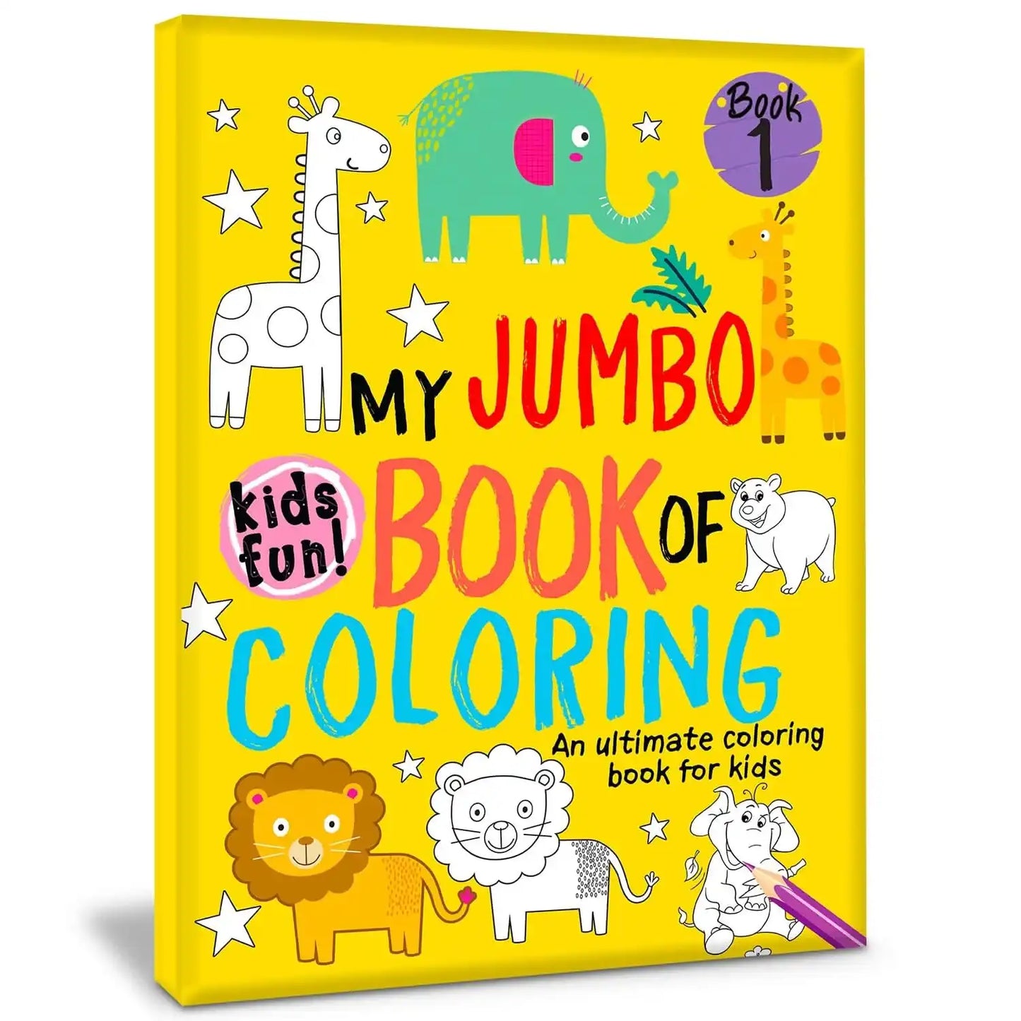 My Jumbo Book Of Coloring (Yellow) Book 1