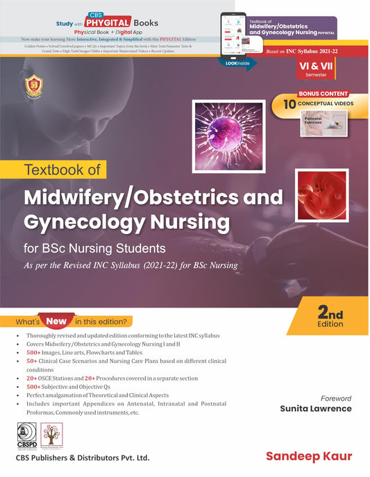 Textbook Of Midwifery Obstetrics And Gynecology Nursing For Bsc Nursing Students 2Ed (Pb 2025)