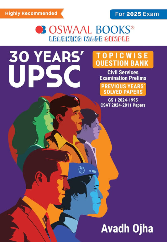 Oba Upsc Qb 30 Yrs Previous Yrs Solved Papers (2025)