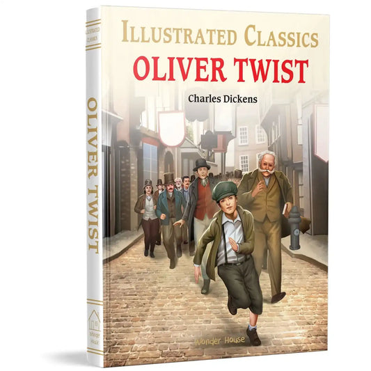 Oliver Twist : Illustrated Abridged Children Classic English Novel With Review Questions (Hardback)