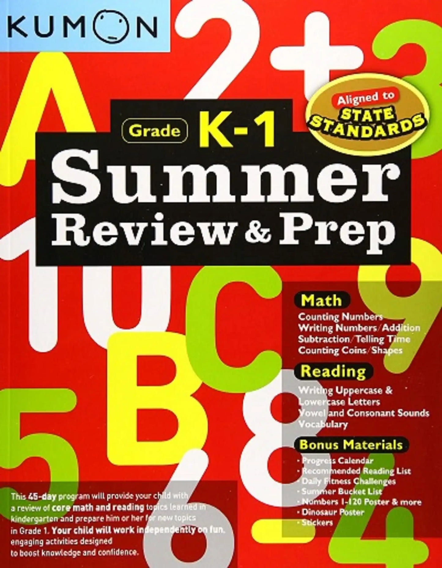 Kumon Summer Review & Prep Kâ€“1