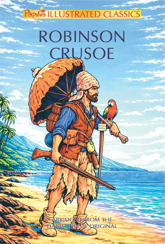 ROBINSON CRUSOE (Abridged & illustrated edition)