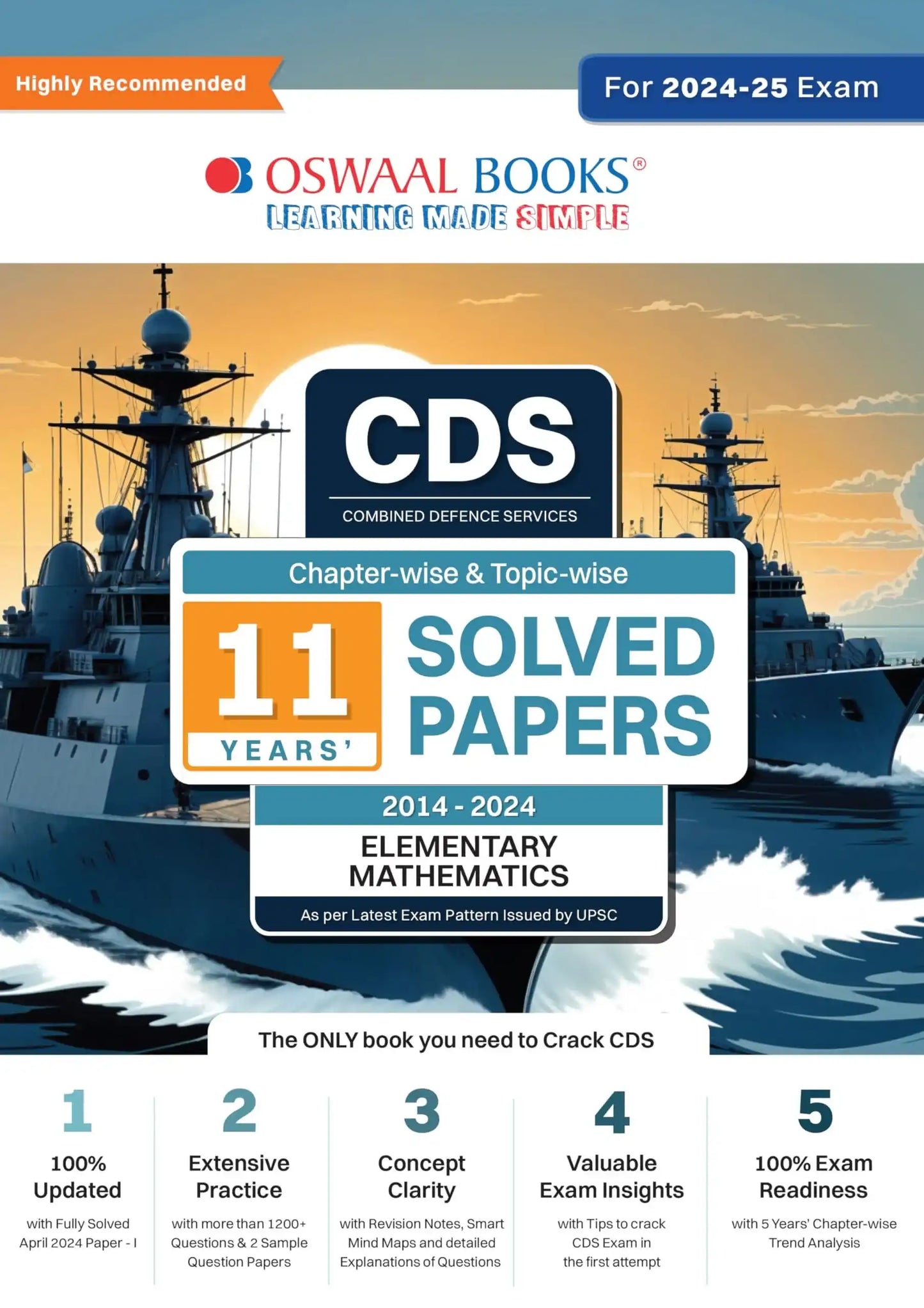 Oba Cds Defence Services C/W Elementary Maths Bk 11 (2025)