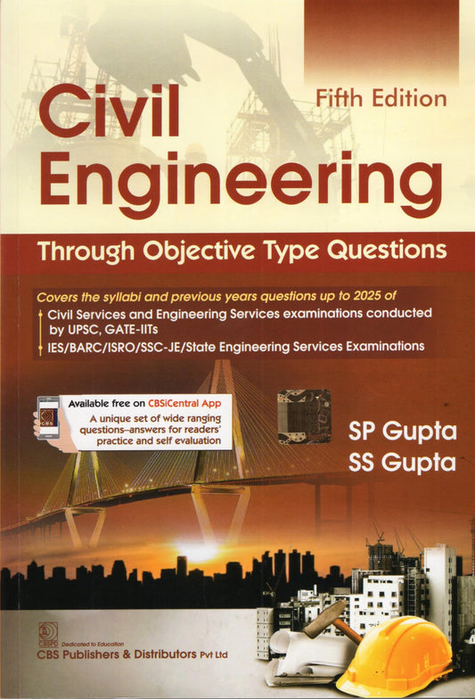 CIVIL ENGINEERING THROUGH OBJECTIVE TYPE QUESTIONS 5TH EDITION , 2026