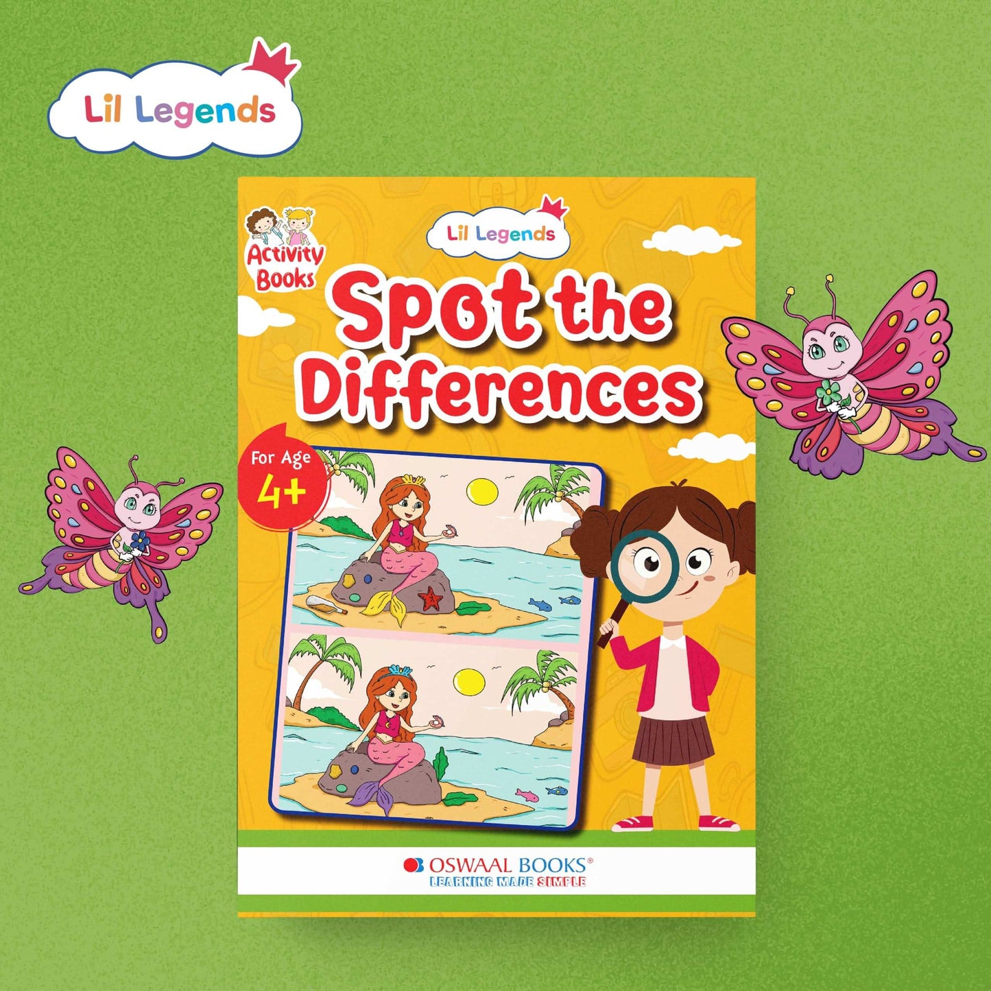 Oba Lil Legends Spot The Difference Activity Bk
