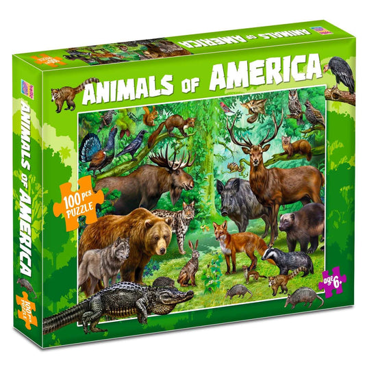 Animals Of America Puzzle Box