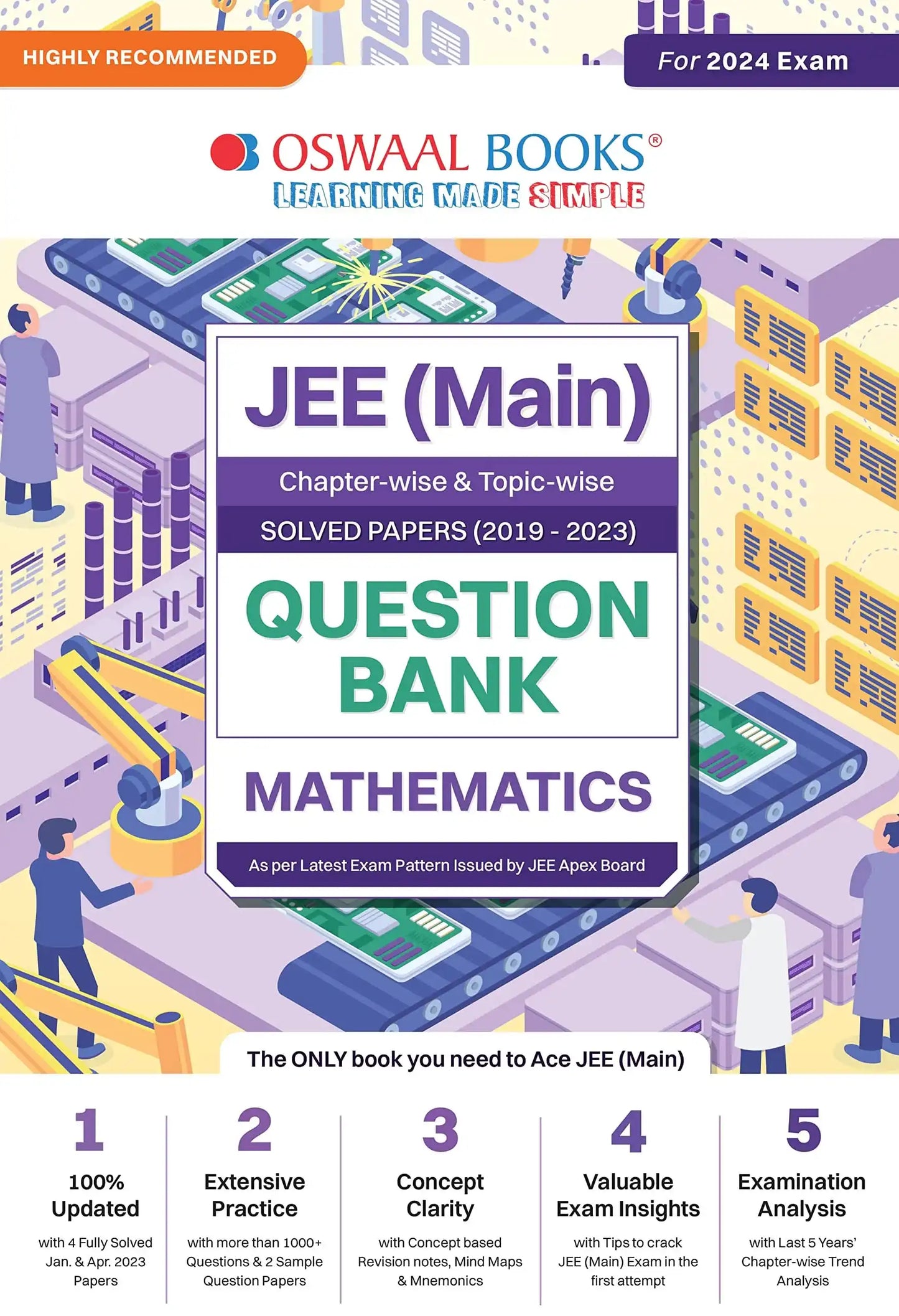 Oba Jee Main C/W & T/W Maths Solved Paper (2019-2023)