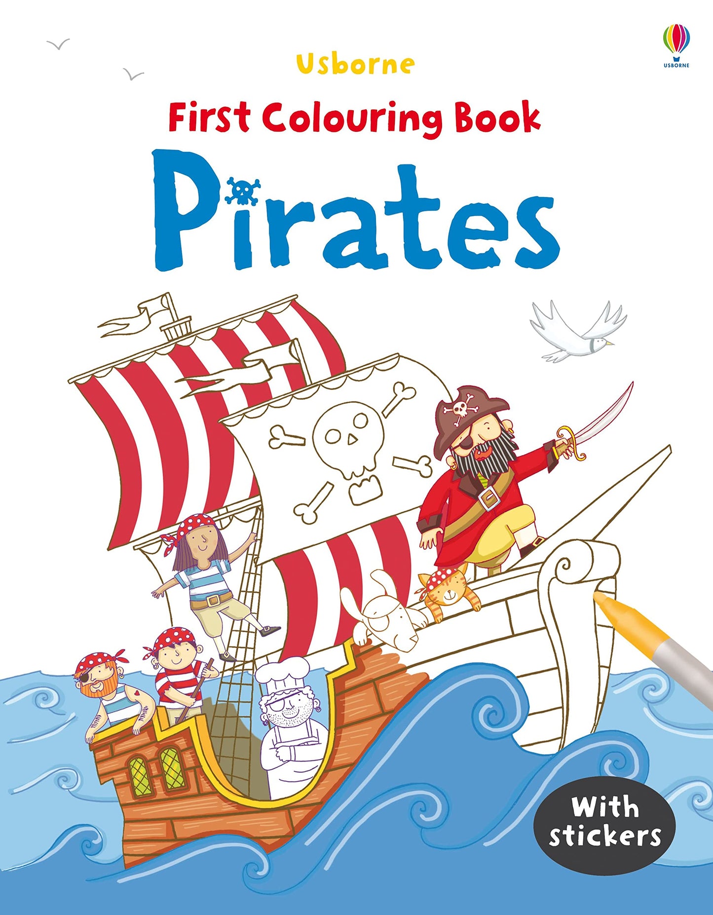 First Colouring Book: Pirates