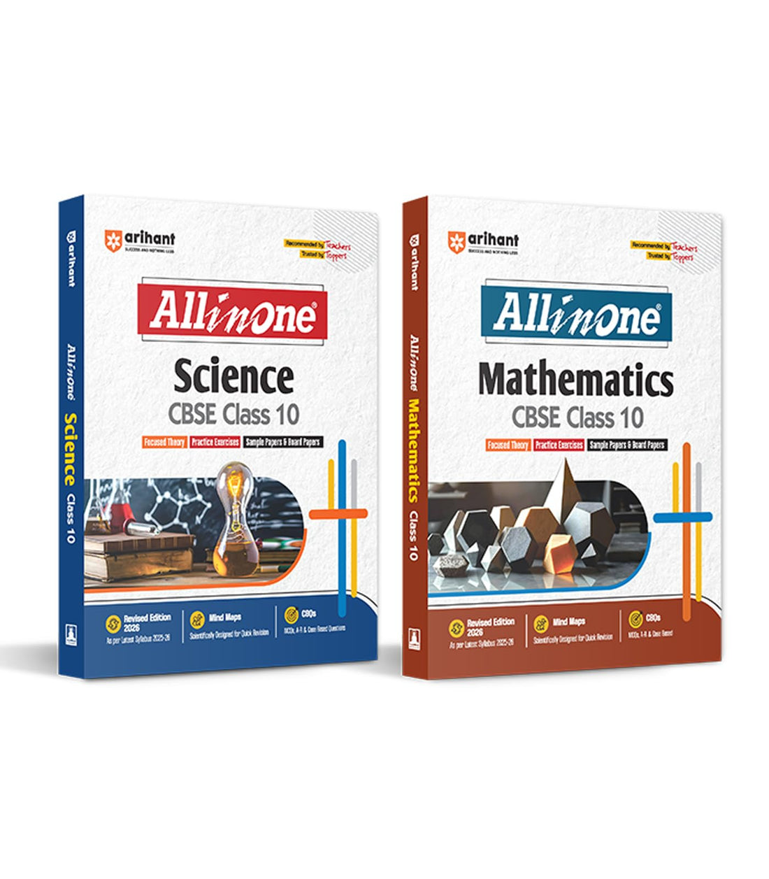Arihant All In One Science, Mathematics Class 10th Based On Latest NCE