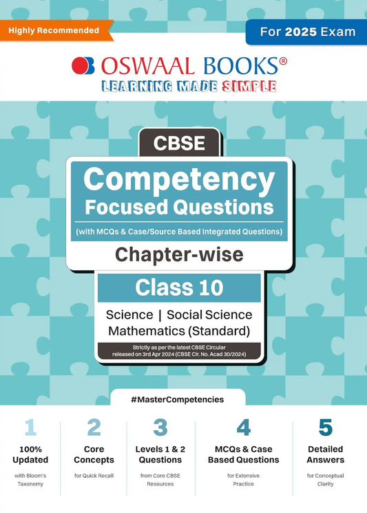 Oba Cbse Chapter Wise (Science,S.St,Maths Standard) Bk 10
