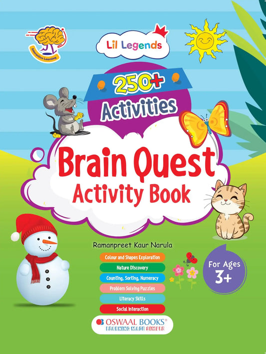 Oba Lil Legend 250+ Axctivities Brain Quest Activity (Age 3+)