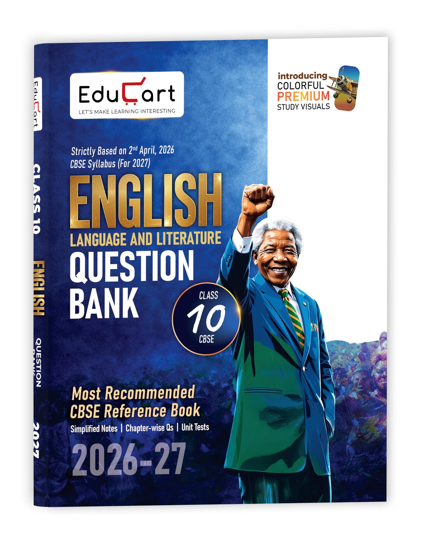 Educart CBSE Class 10 English Question Bank 2026-27