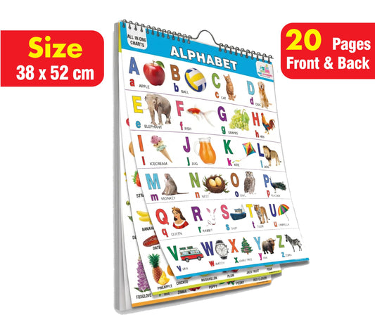 All in One English Chart for Kids