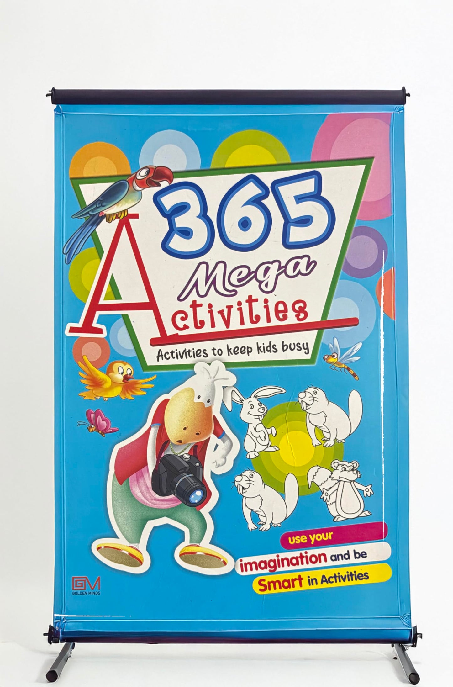 365 Mega Activities Book for Kids, Educational Games and Puzzles, Use Your Imagination
