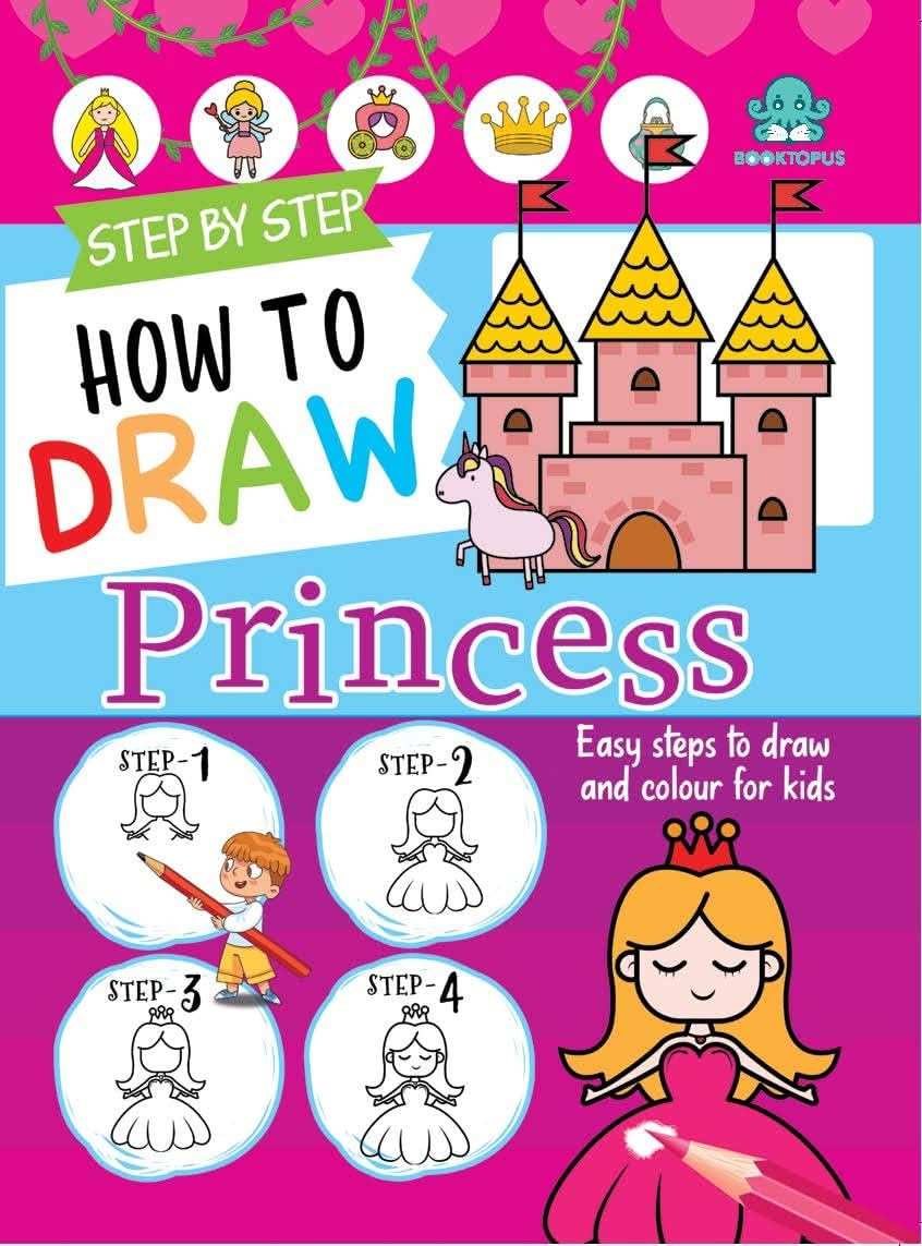 Step By Step Learn To Draw Princesses