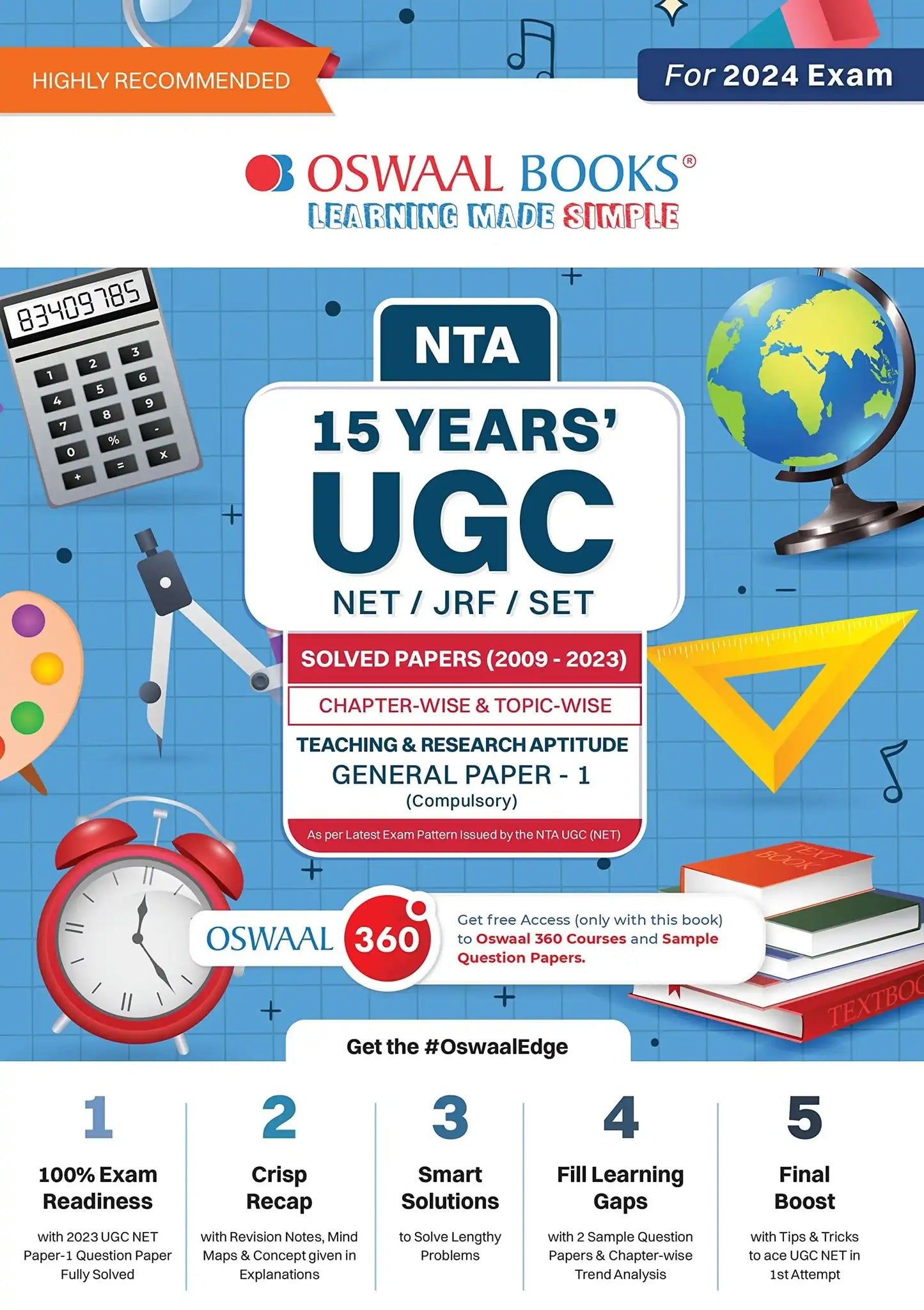 Oba Ugc Net 15 Yrs Solved General Aptitude Paper-1 (2024)