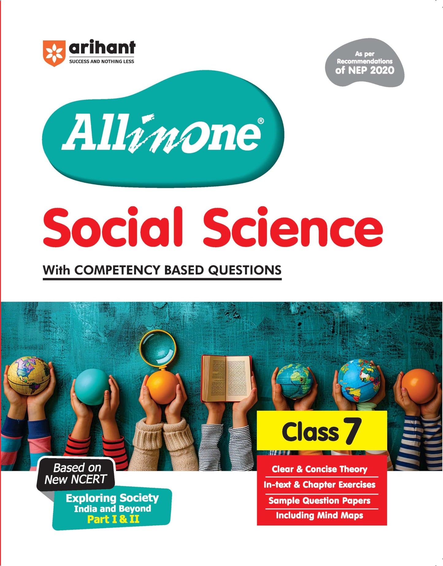 Arihant All in One Social Science Class 7 | Based on New NCERT 2025–26 | NEP 2020 | Competency Based Questions | Clear Theory, Exercises & Sample Papers | English Medium